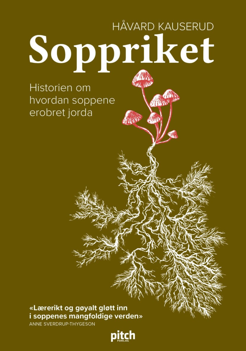 Omslag til Soppriket av Håvard Kauserud.
