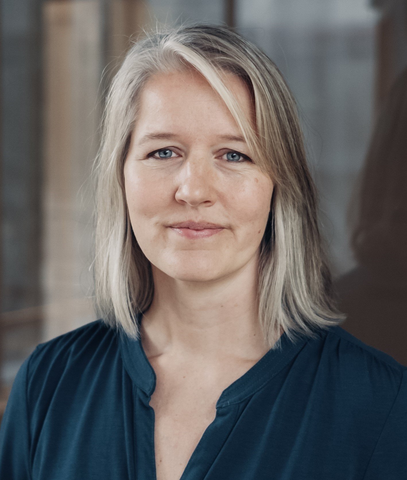 Portrettfoto av Prosa-redaktør Merete Røsvik. Foto: Ilja C. Hendel