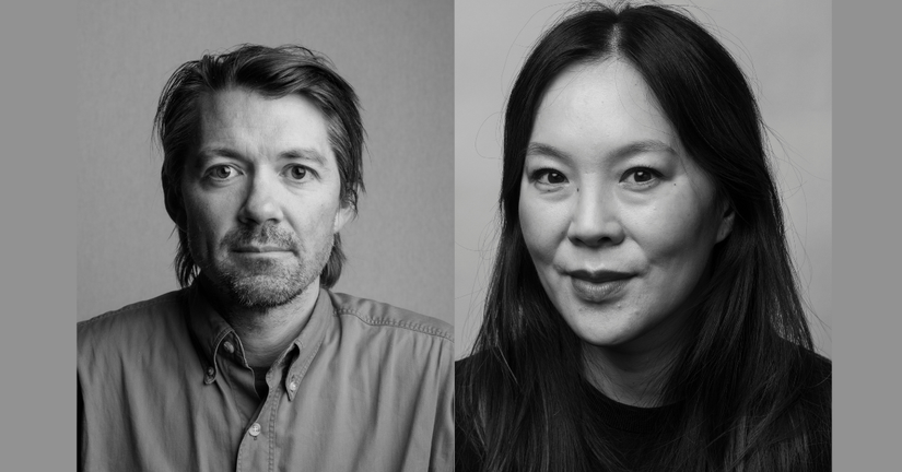 Arne Borge (t.v.) er bokansvarlig i Morgenbladet og mann. Sun Heidi Sæbø (t.h.) er sjefredaktør i Morgenbladet og ansvarlig for det hele.