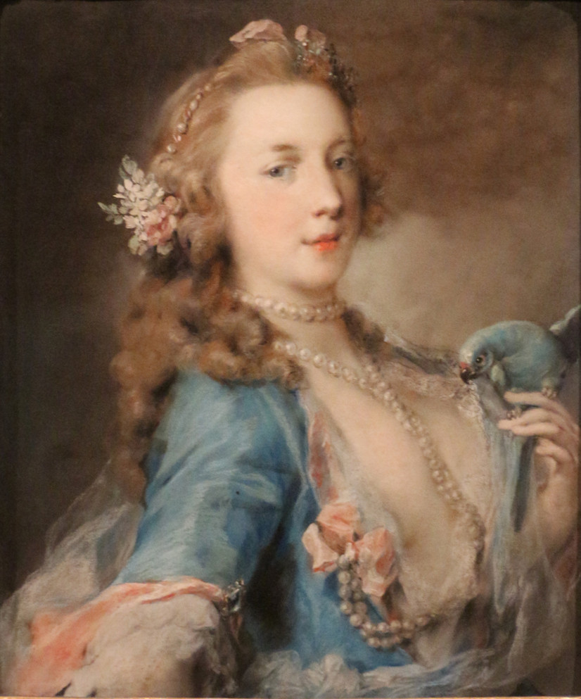 Rosalba carriera, ragazza con pappagallo, 1730 ca. 01 (cropped)