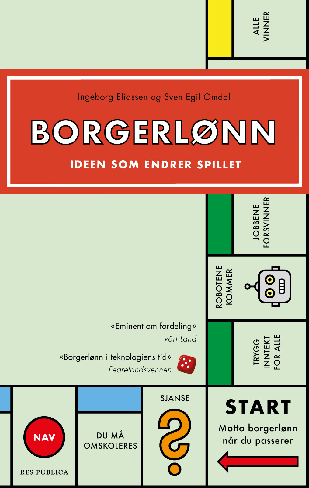 Omslagsfoto, boken Borgerlønn, av Ingeborg Eliassen og Sven Egil Omdal