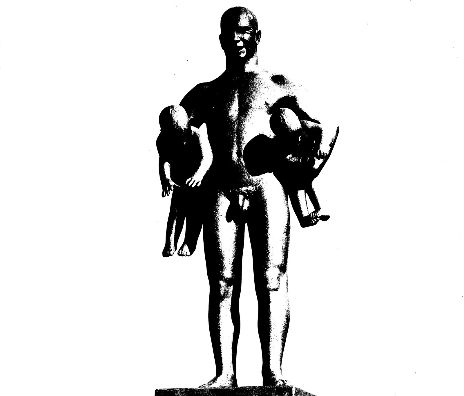 Gustav Vigeland, statue. FOTO: DIGITALT MUSEUM